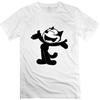 StaBe Men's Felix The Cat T-Shirt Pre-Cotton Retro
