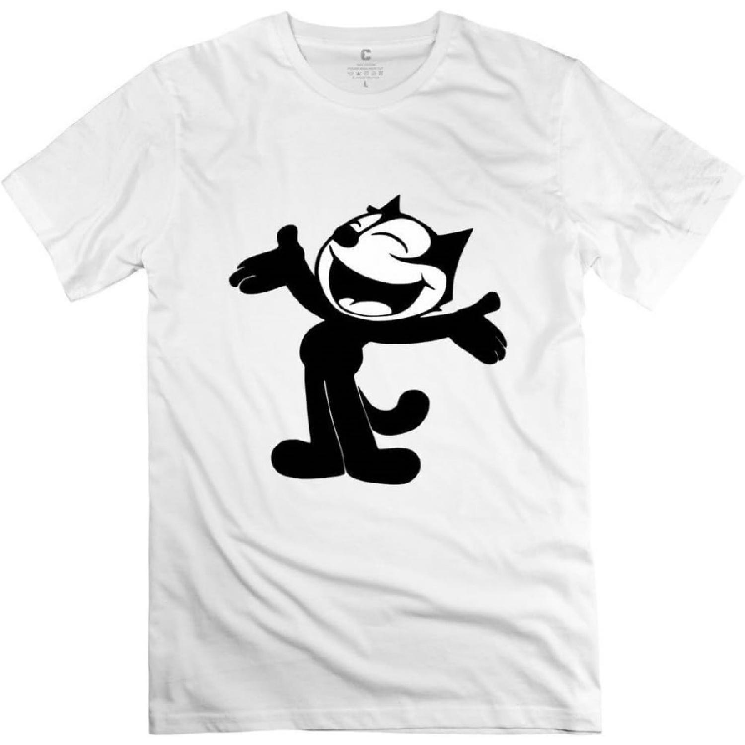 StaBe Men s Felix The Cat T-Shirt Pre-Cotton Retro S