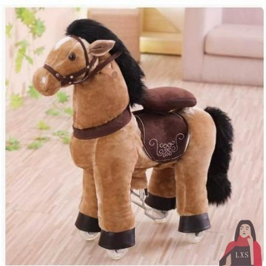 Children's Wooden Bouncing Horse Ride
