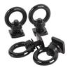 4PCS T Track Mount Tie Down Anchor M8 Sturdy Stainless Steel T Slot Bolt Tie Down Rings for Holding Bungee Cord Rope