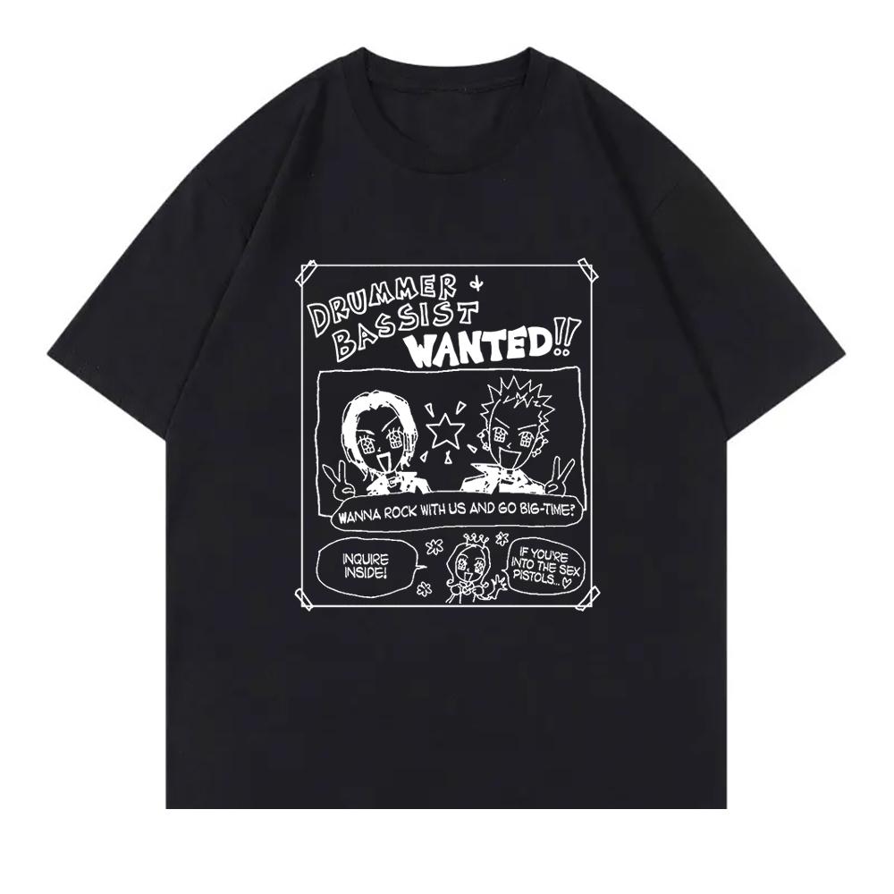 Nana Cartoon Black Stone Tshirt Funny Summer Mens Tshirt Harajuku Top High Quality Casual Cotton Tshirt Graphic Clothes