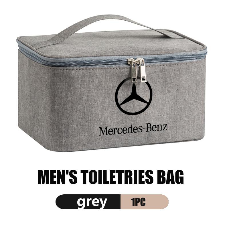 YHJ4  For Benz Travel Cosmetic Organizer Toiletry Case Wash Pouch Zipper Storage Bag AMG Exclusive A C E R V Class CLA CLS C180 C200