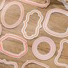 30 Pcs Retro Scrapbook Frames Vintage Picture Frame Scrapbooking Supplies for Card Making Journal Album Craft Decoration