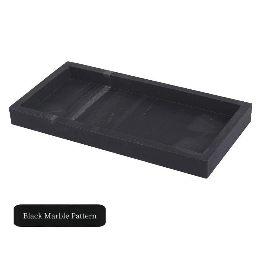 Nietłukąca Taca na Blat Łazienkowy Prostokątna Taca na Dozownik Mydła Wanna