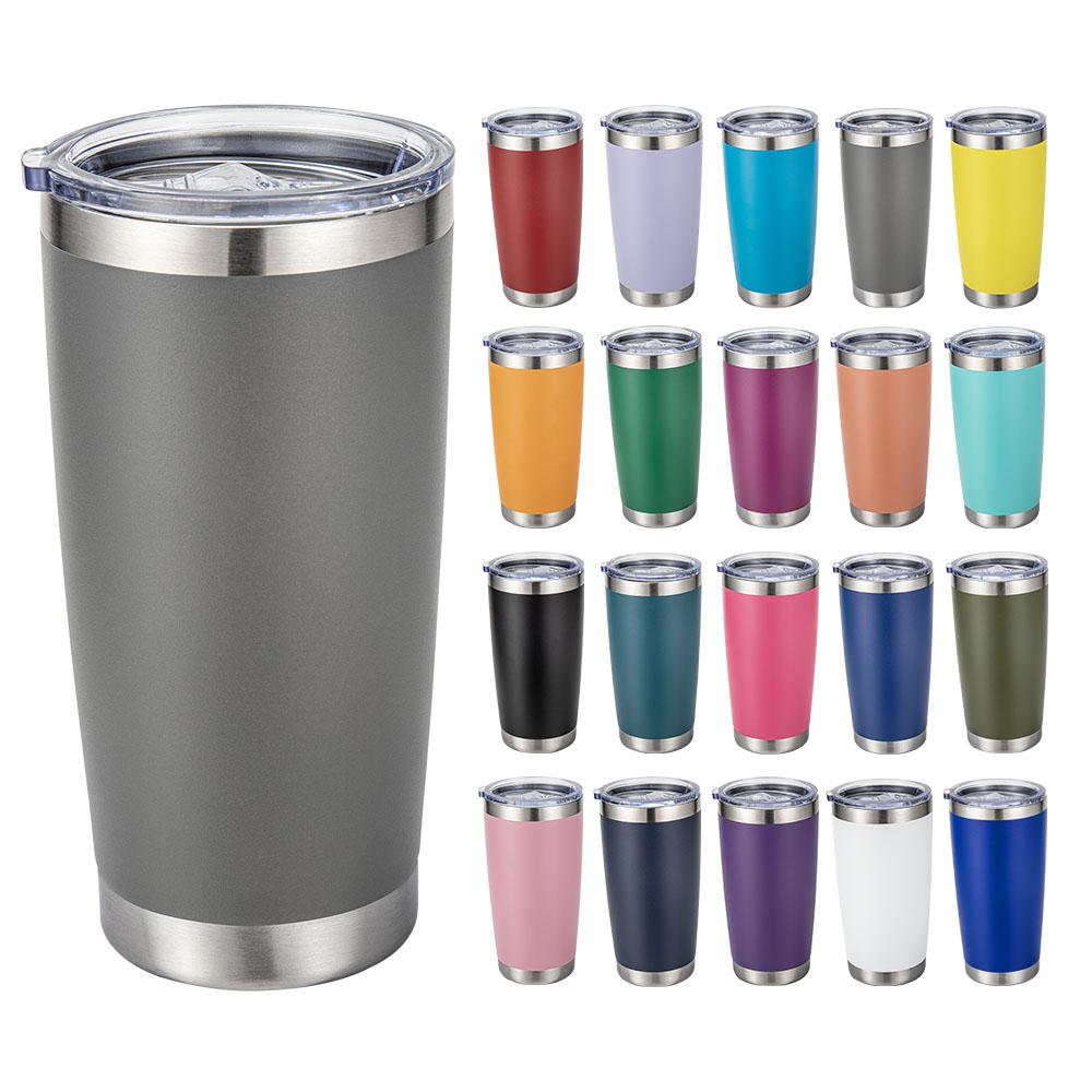 Custom Logo 20 Oz Multi-colored Stainless Steel Vacuum Insulated Tumbler Hot/cold Drink Beer Cup for Travel Coffee Mug