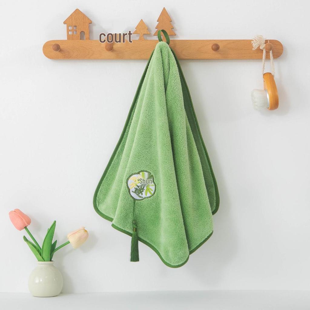 Chinese Style Tassel Towel - Embroidered Bridesmaid Wedding Gift