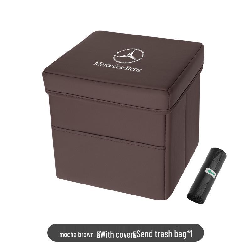 Foldable Multi-functional Car Trash Can & Storage for Mercedes EQS 580/450+ SUV Interior