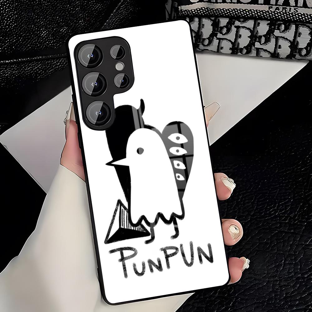 Goodnight Punpun Phone Case For Samsung A25 A13 A33 5G A54 A36 A35 A56 A52 A14 Shockproof Glass Cover