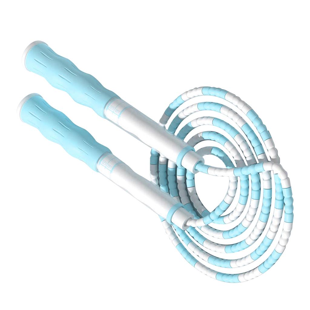 Kinder Springseil Verstellbare Länge Hohe Flexibilität Rutschfester Griff Perlen Springseil für Zuhause