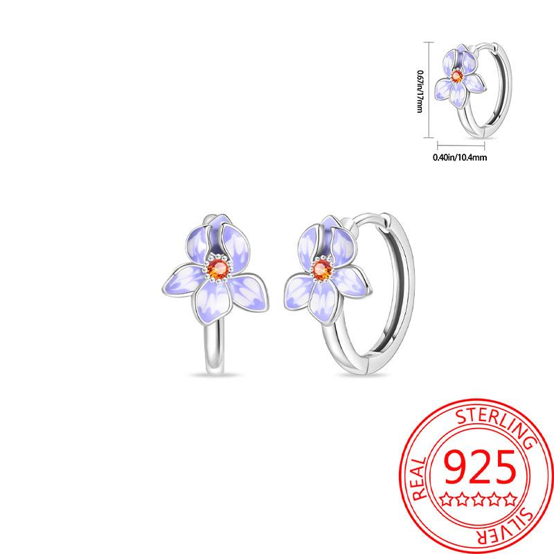 Brincos de abelha para menina adorável amarelo preto dançando abelha feliz s925 brincos de argola presente de aniversário joias de prata