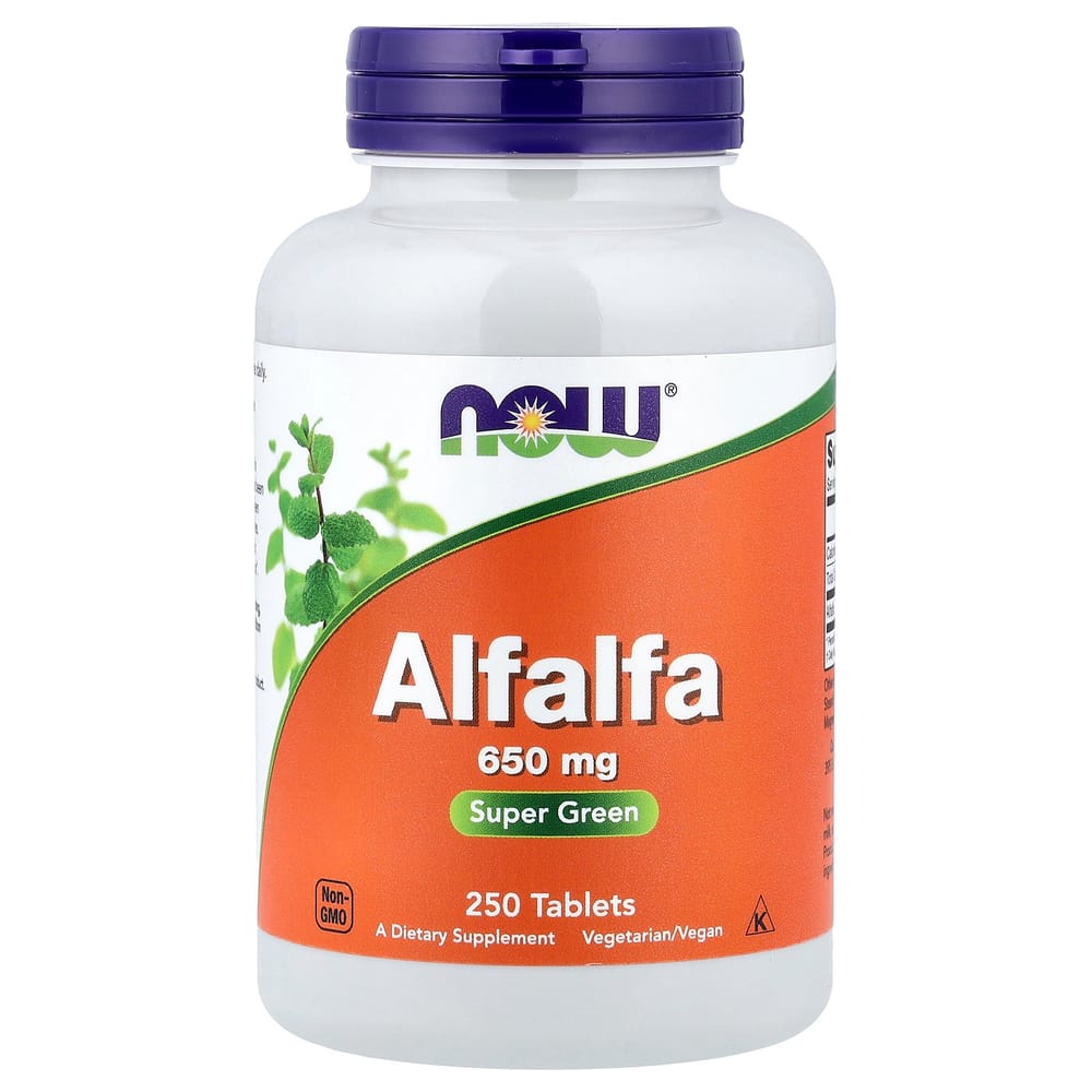 NOW Foods Alfalfa 650mg 250 Tablets