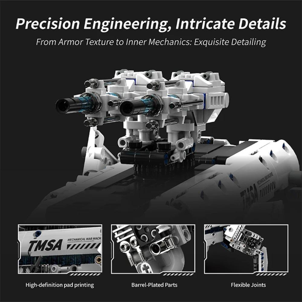 Technical STEM Programming Robot War Dog Building Blocks City Remote Control Motor Robot MOC Bricks Education Toys Children Gift