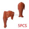 MOC City Small Particles Building Blocks Boys Girls Figures Accessories Curly Hair Beard Set Mini Bricks Toys Gifts For Kids G01