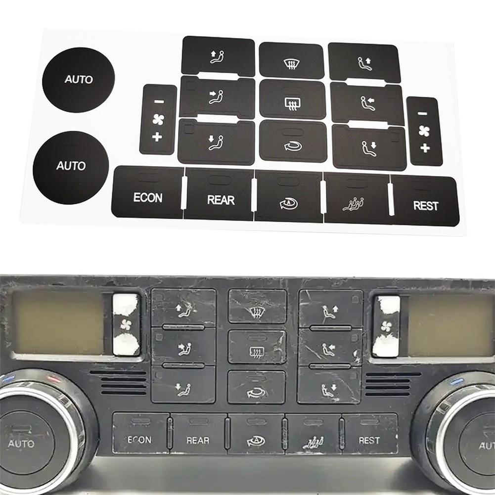 AC Button Decal AC Climate Decal Reduced Light Penetration