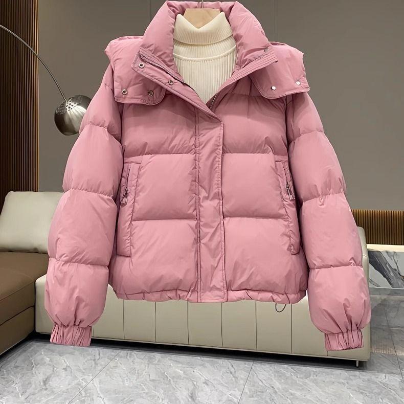 Women Parkas Winter Jacket Casual Loose Down Coat Oversize Hooded Warm Soft Cotton Puffer Snow Wear Jackets