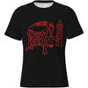 Parihar Doodskreet Bloederige Gore Band Heren T-shirts Tops voor Strakke Atletische Sporten Hardlopen