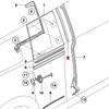 51137167236  Outside Door B Pillar Right B Column Cover Trim Sealing Strip Moulding For Mini R55 Cooper Clubman 2007-2015