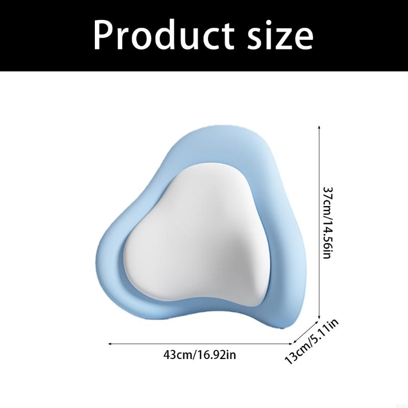 Double Layer Design Lumbar Cushion with Breathable Fabric Waist Support Pillow for Spine Support and Reduced Fatigue HX6C