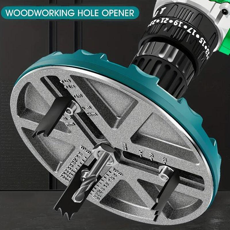Adjustable Multifunctional Universal Hole Opener Diameter Woodworking Hole Adjustable Opener Diameter Hole Saw 45mm-130mm