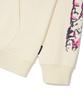 Wacky Willy Spray Graphic Zip-Up Hoodie Cream