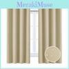 Outdoor Sun Protection Curtain With Waterproof Fabric And Grommets For Porch And Patio Areas