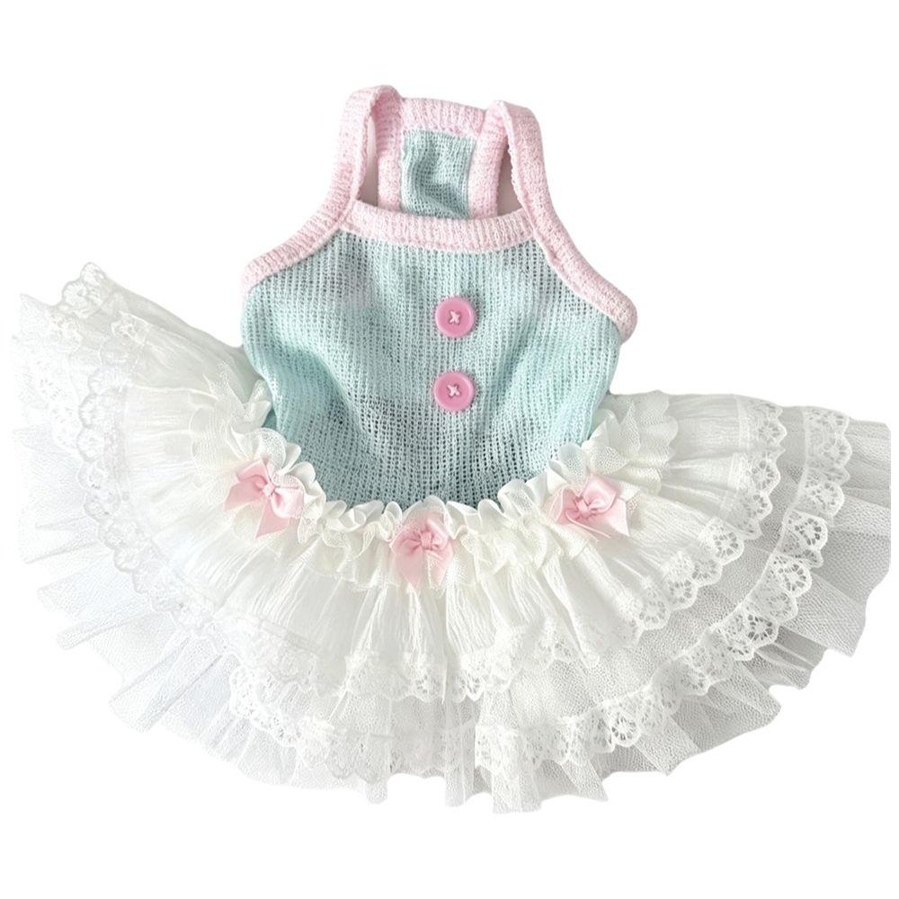 Netted Lace Pet Princess Dress Soft Tulle Dog Puffy Skirt New Dog Vest Pet Everyday Wear