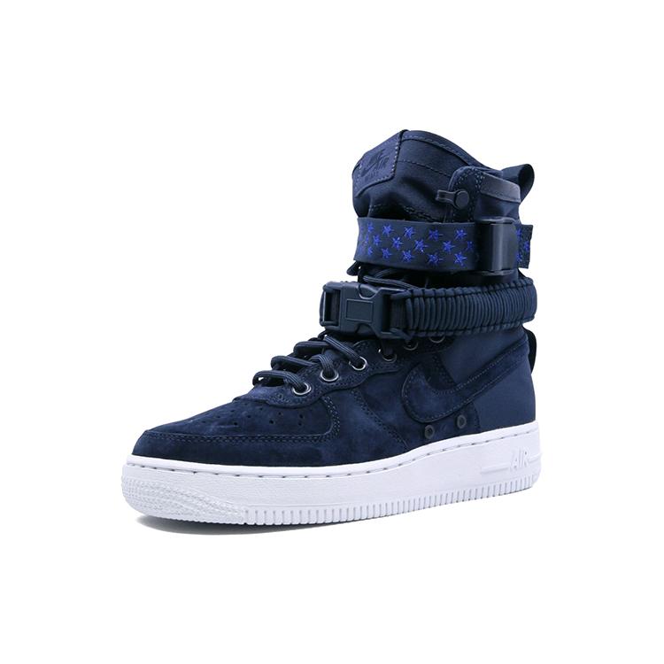 New Nike Sf Air Force 1 High 'Midnight Navy' Women's 857872-401