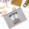 Spanish Printed Makeup Bag Female Travel Neceser Cosmetic Pouch Travel Toiletry Organizer School Pencil Bags Gifts for Teacher