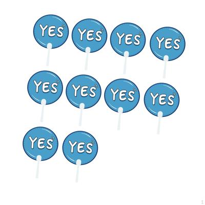 Classroom Voting Paddles Hand Sign Educational Toy School Supplies Score Cards Quick Response Board