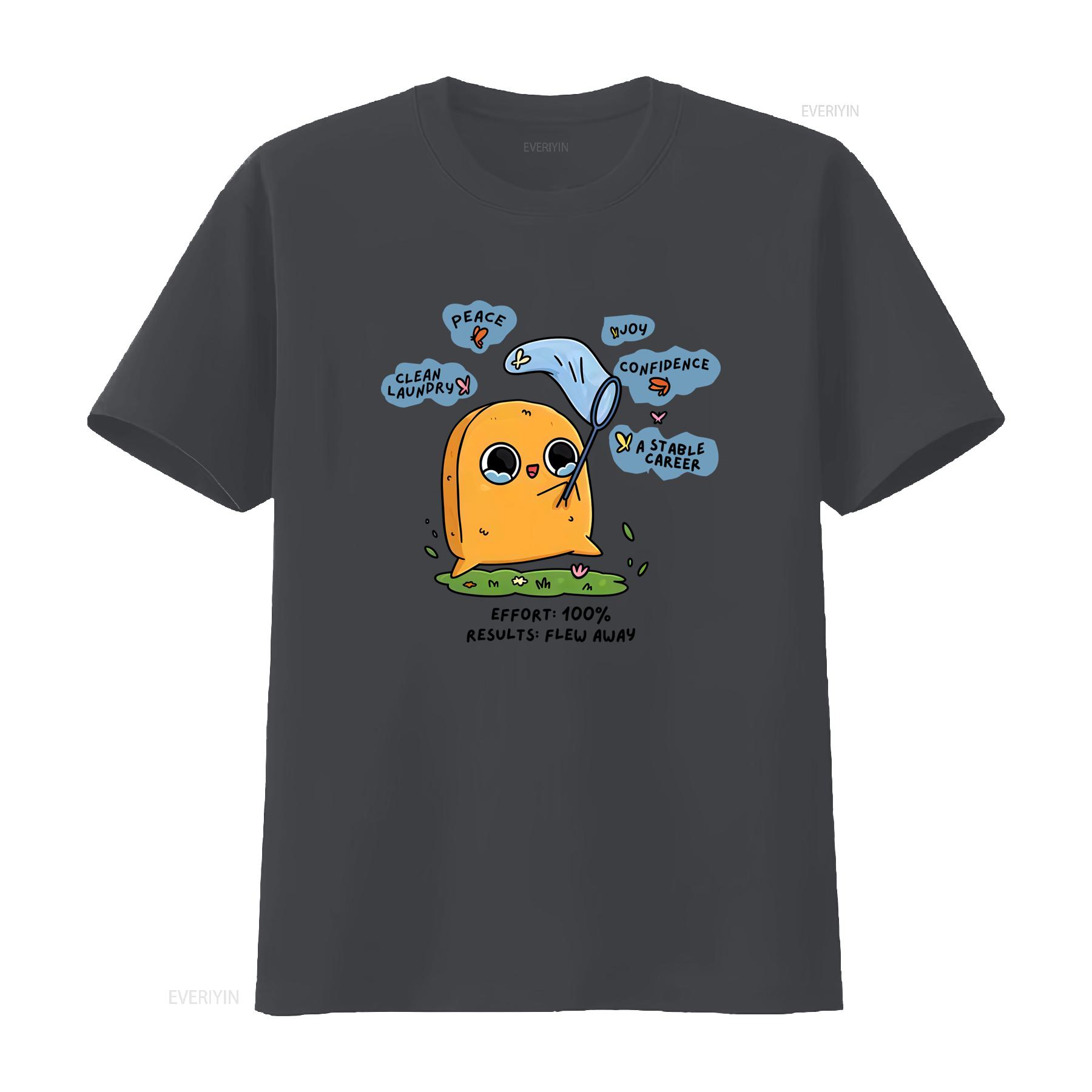 

Officially Licensed Sad Nuggie Joyful Motivation Mens T shirt Catch Peace Joy Confidence More vintage Washed graphic Stylish 4XL
