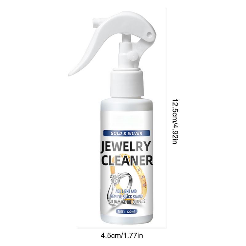 Čisticí sprej na šperky a další 120 ml Čistič rzi Rychlé řešení Rychlý čisticí roztok na šperky Leštidlo na stříbro proti pošpinění Rzi