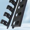 Fishing Poles Display Storage Stand Wall Mounted Fishing Rod Rack Space Saving Organizers for Garage, Cabin and Basement