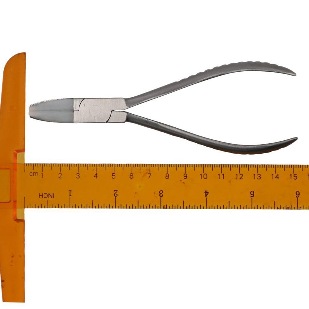 Silver Nose Pad Pliers Half Round Needle Nose Pliers Eyeglasses Pliers  for Glasses Adjusting