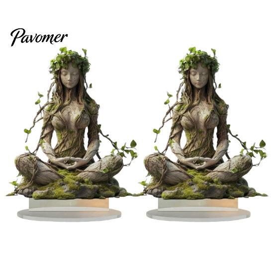 Goddess Statue Decoration 1/2/3Pcs Bohemian Acrylic 2D Boho Decor Table Sign Home Office Living Room Desktop Tabletop