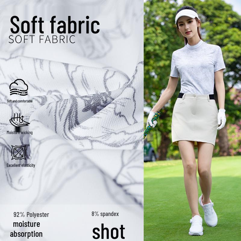 PGM Women's Golf 2026 Spring/Summer Short Sleeve Sportswear Top