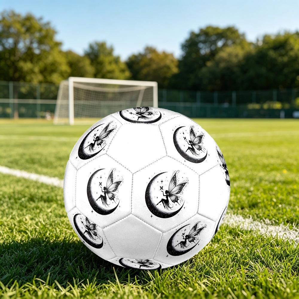 1 Stück Mondlicht Feenflug Fußball Größe 5 Fußball Maschinengenäht Indoor/Outdoor Universeller Fußball Geschenk W136