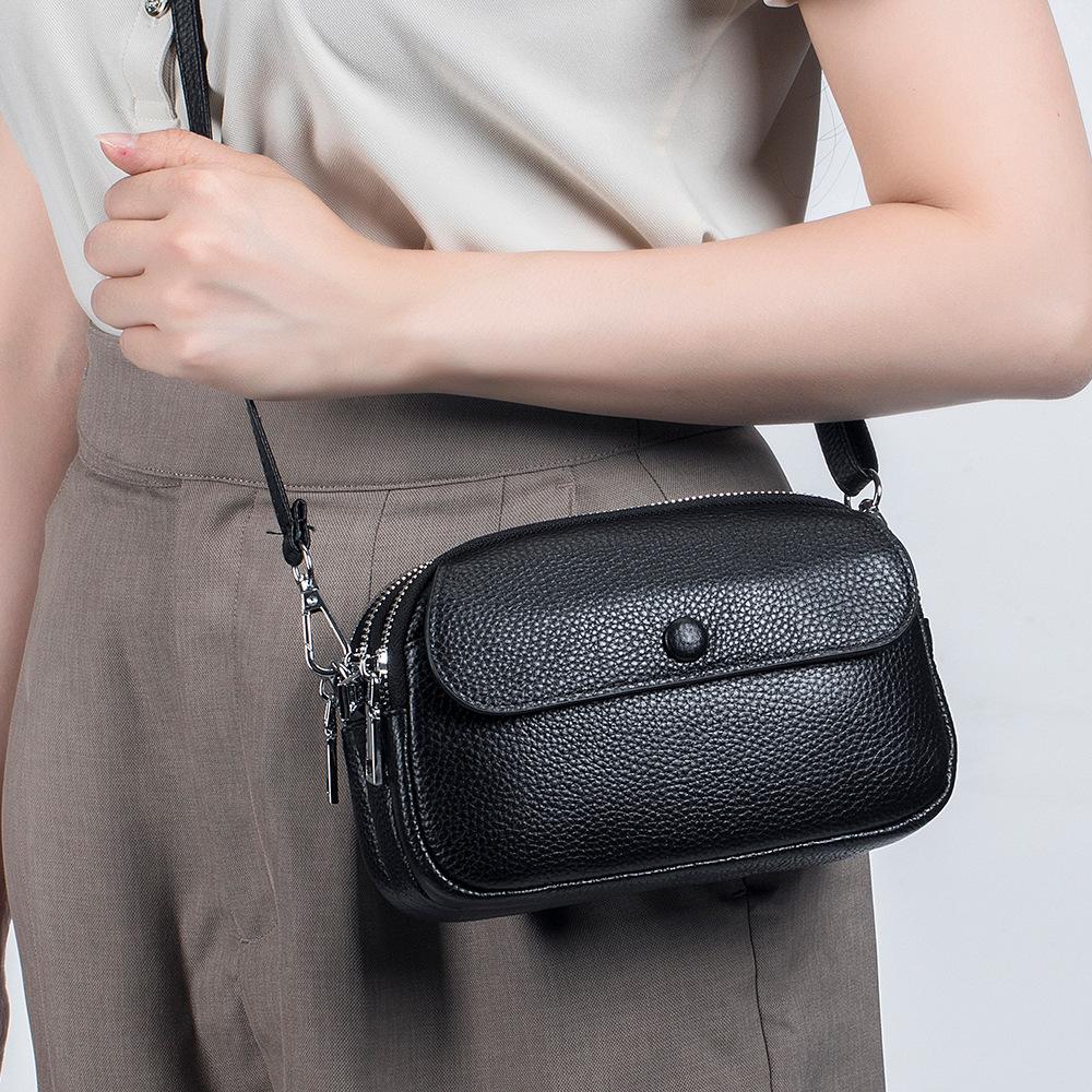New Fashion Mother Bag Three Pull Mobile Phone Bag Mini Shoulder Messenger Bag Women's High-end Women's Bag Large Capacity