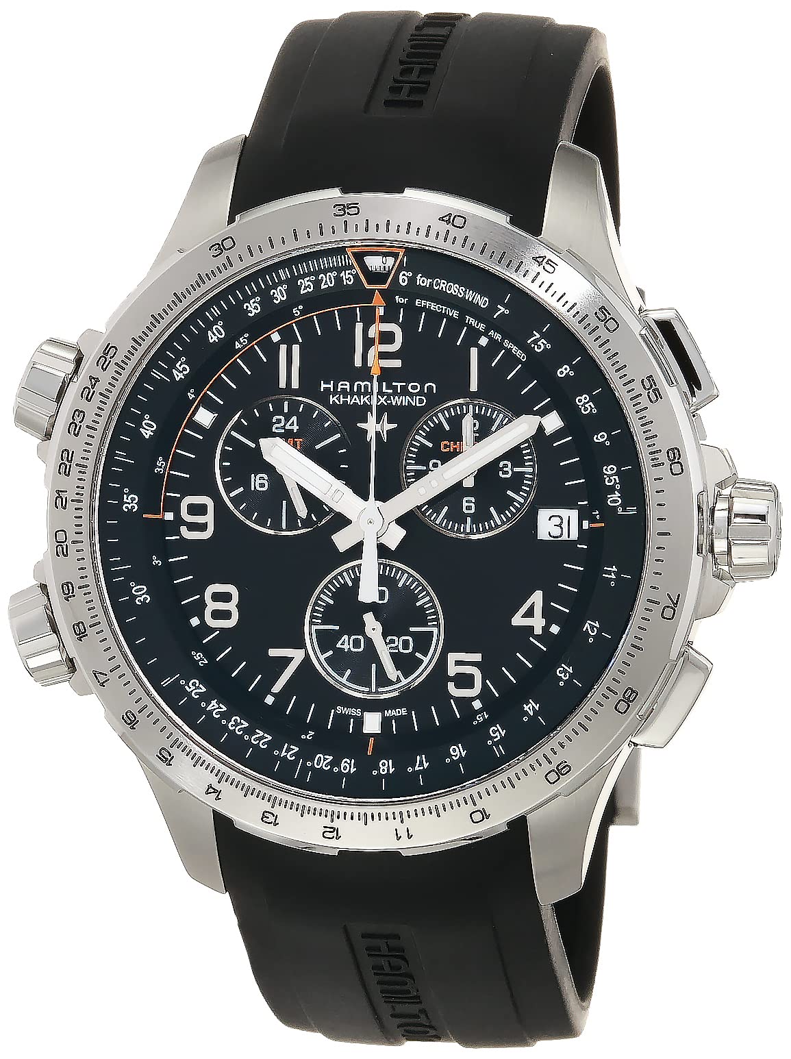 

HAMILTON Watch Genuine Warranty Khaki GMT Chronograph H77912335 Imported [Hamilton] X-Wind Men s [Regular Product]