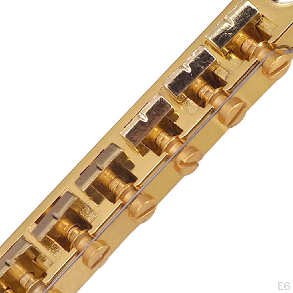 Alloy Roller Saddle Bridge Taiiece for Electric Guitar Parts