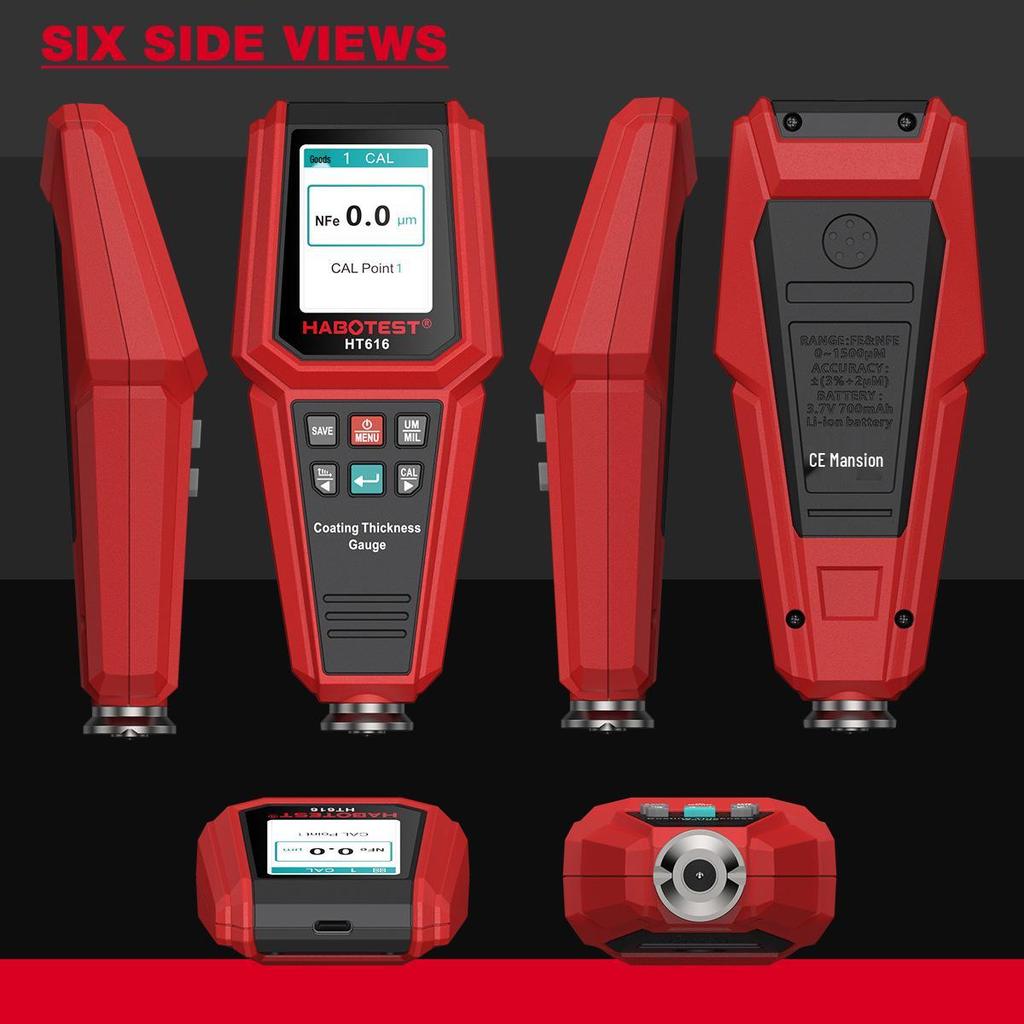 Huabo HT616 High Precision Car Paint Thickness Gauge