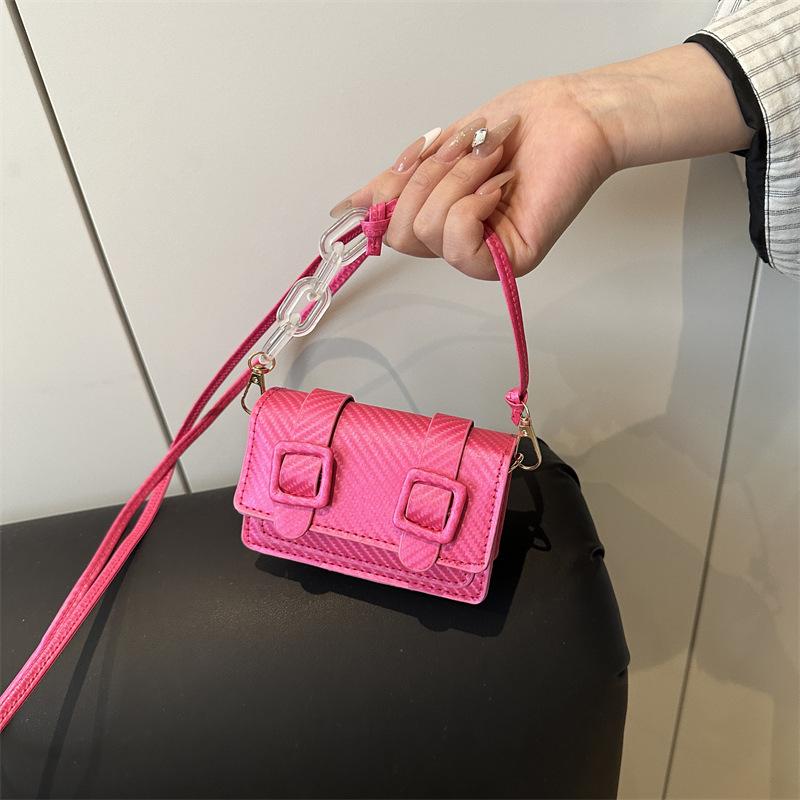 Street Trend Bag Women 2025 Summer New Fashion Mini Shoulder Bag Simple Casual Messenger Small Square Bag Women