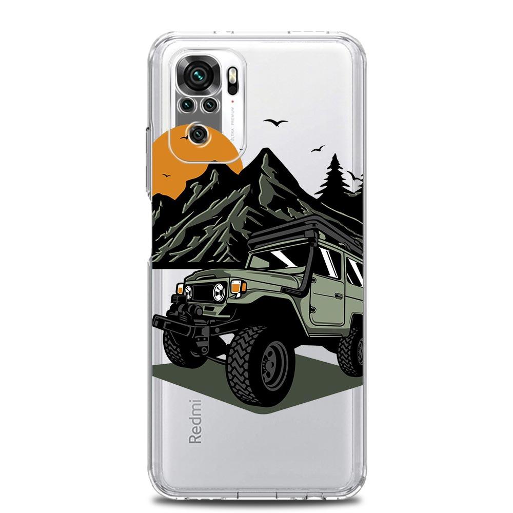 Japan JDM Drift Sportwagen Neue Quadratische Klare Handyhülle Für Xiaomi Redmi Note 12 11 9S 9 8 10 Pro+ 7 8T 9C 9A 8A K40 Gaming Hülle