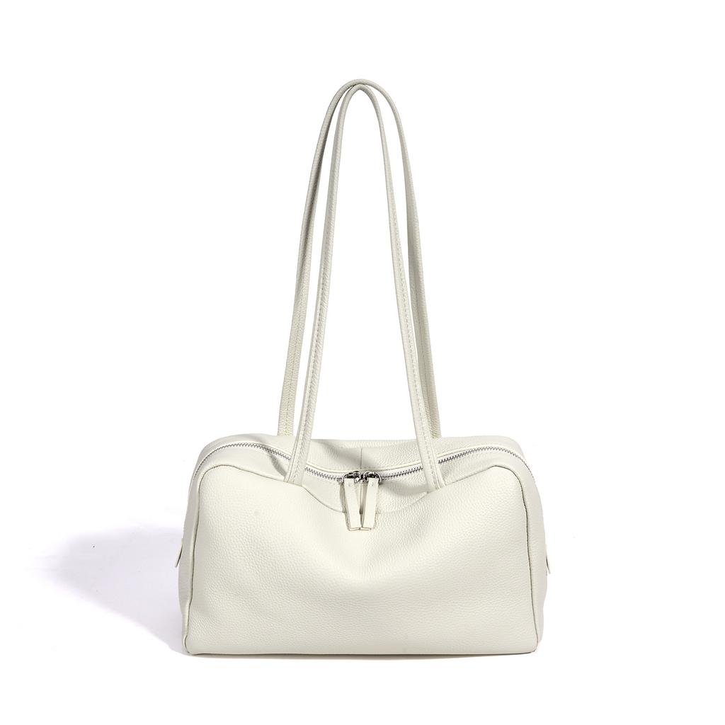 New luxury shoulder bag, high-end elegant bowling bag for women, everyday underarm bag, large-capacity handbag