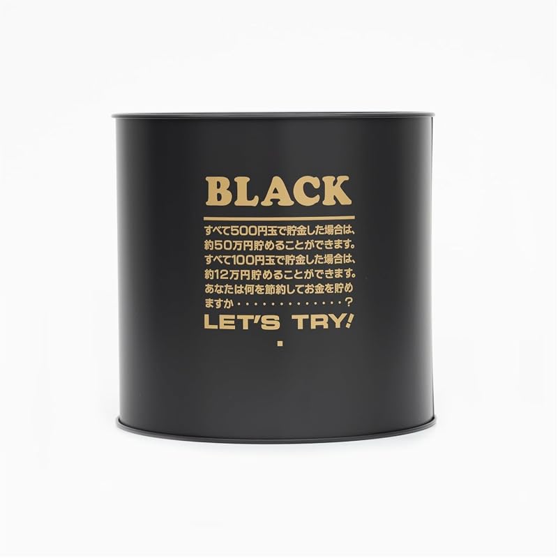 Toybox Metal Bank 500,000 Yen Black