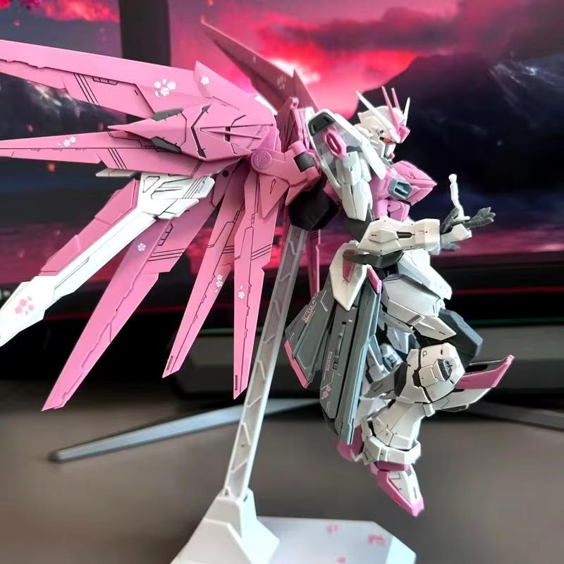 

HG 1/144 Сакура Розовый Фридом Ситроен Версия для Ремонта Маски Модель Сборная Фигурка Меха Фигурки Действия Кукла-Украшение Пазл-Игрушка для Мальчика