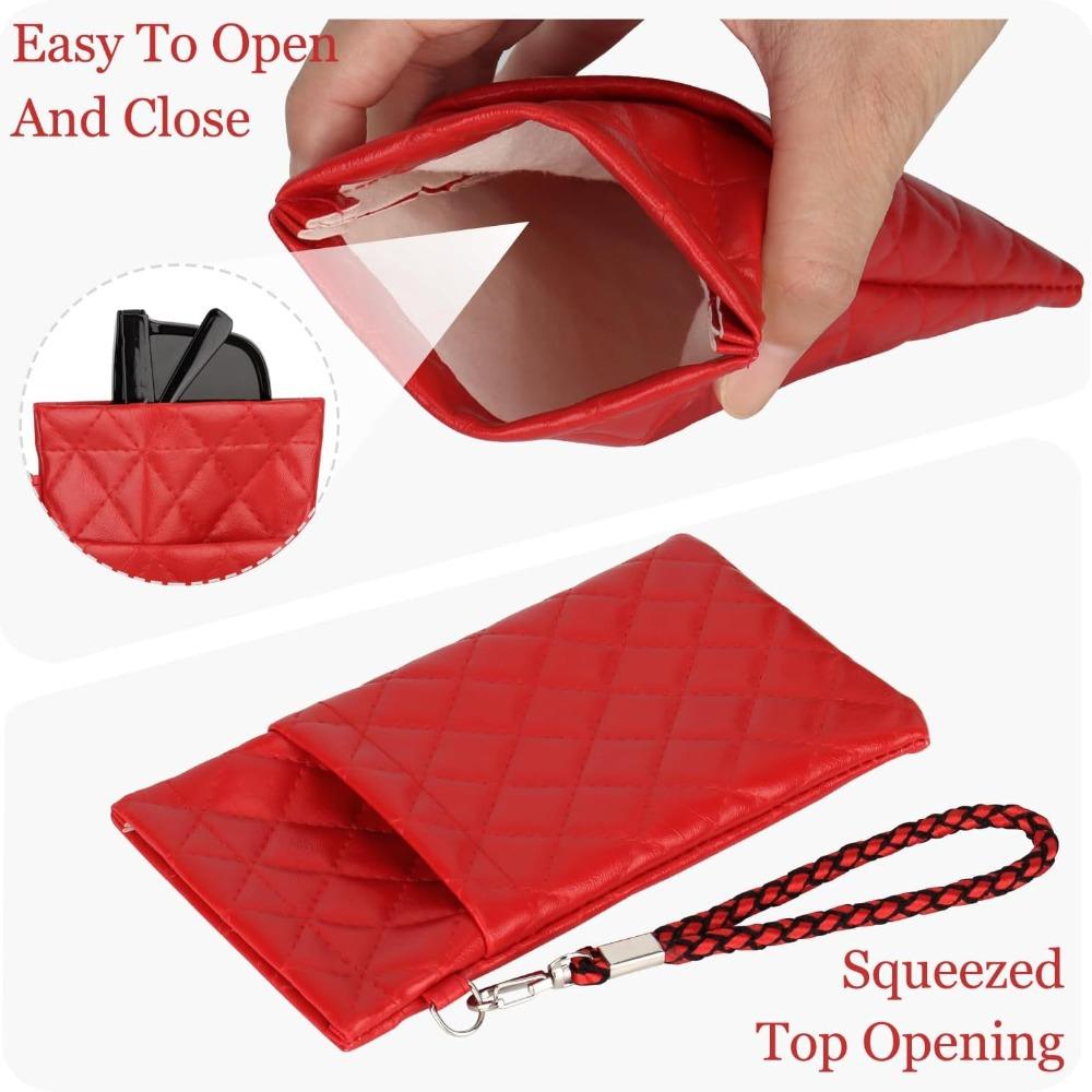 Double-layer Sunglasses Storage Bag Waterproof Sunglasses Case New Glasses Bag