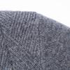 Men's Winter Thick Knit Sweater - Half-High Collar, Middle-Aged Dad Style, Warm & Loose Base Layer.