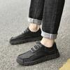 38-48 Herren Übergröße Einfache und Modische Lässige Lederschuhe Outdoor Low Cut Wanderschuhe