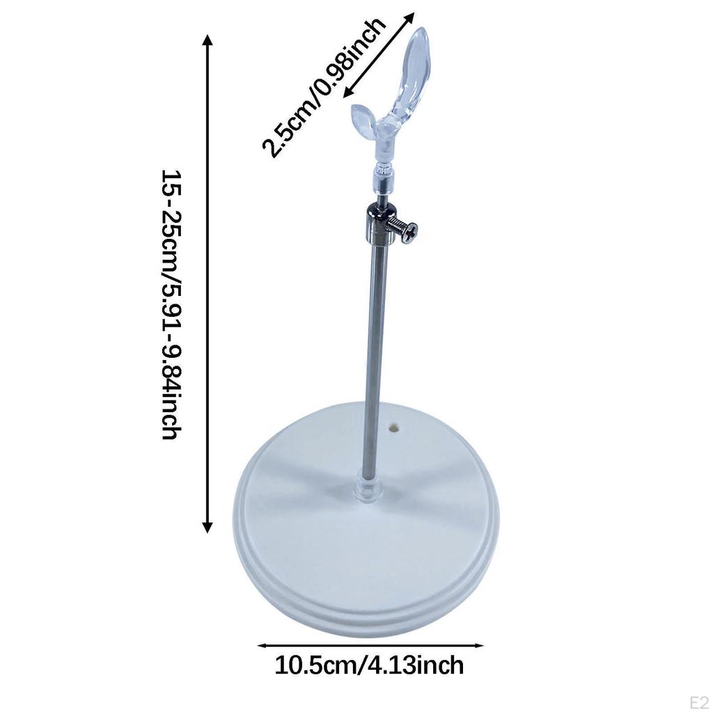 1/12 1/6 Doll Stand Adjustable Height Sturdy Premium, with Stable Base, Durability Accessories