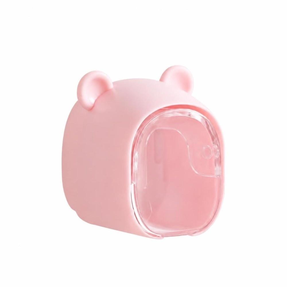 Flip-top Toothbrush Holder Dustproof Toothbrush Storage Box Durable Toothbrush Rack Bathroom Use